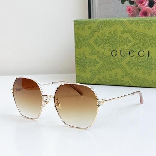 夏季特惠💰240 古驰眼镜 GUCC1
复古金丝简约墨镜
MOD：GG1285SA  
SIZE：60-17-140mm 商品图4
