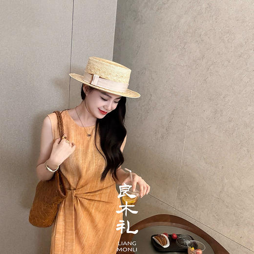 【预售7天】良木礼天丝亚麻连衣裙（51191） 商品图1