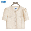 NUTS商场同款夏季小香风气质时尚直筒短外套422041045 商品缩略图0