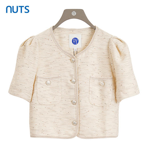 NUTS商场同款夏季小香风气质时尚直筒短外套422041045 商品图0