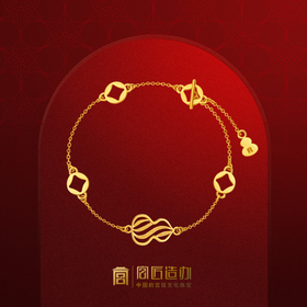 宫匠造办 福禄手链 素金版