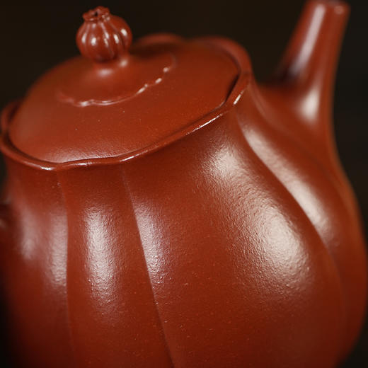 龙德堂陶艺 汤宣武制《花开佛现》210cc 原矿大红袍  库存请咨询客服 商品图4