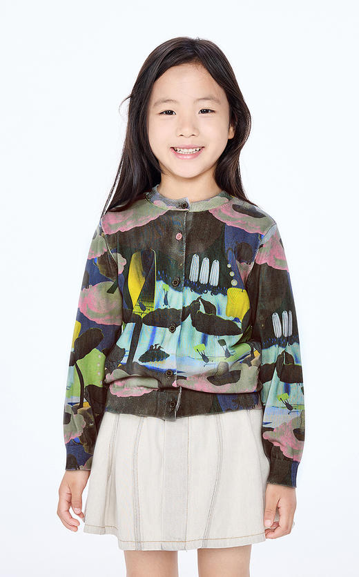 Jnby  25年秋款  短款开襟针织衫  1P7310230 商品图3