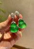 玻璃种艳绿葫芦耳坠【5130807】具体价格微信咨询 商品缩略图2
