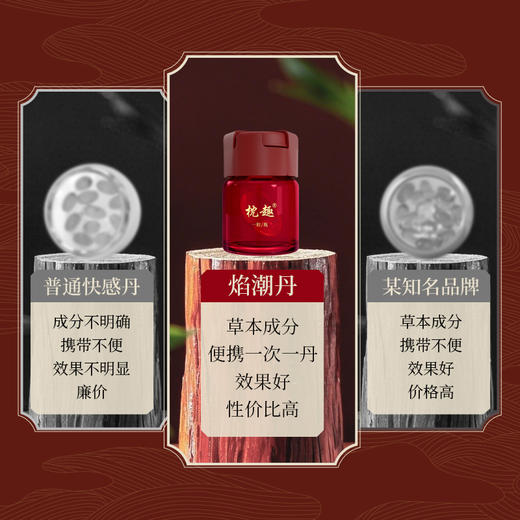 【草本助潮】枕趣 焰潮丹高潮丹女用快感高潮丸 10粒装 商品图1