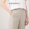 【亚麻系列】SUNSPEL 女士春夏经典版型亚麻休闲长裤 浅沙色 商品缩略图0