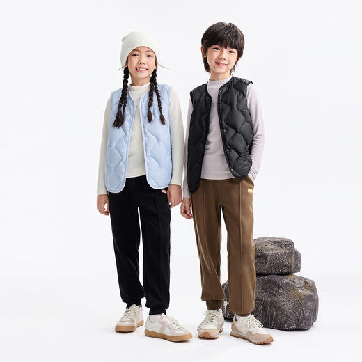 【5~15℃空气系列】校服内胆神器男女童羽绒马甲冬季新款安奈儿童装EM542635 商品图6