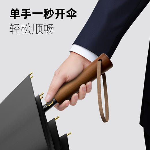 【轻奢长柄  10级抗风】左都长柄伞系列2025  纳米不沾伞布 进口防晒涂层 商品图10