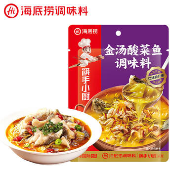 海底捞筷手小厨 调味品 酸菜鱼调味料360g 上汤酸菜鱼调味料一料多用 /粮油调味 /调味品 /复合调味料 商品图2