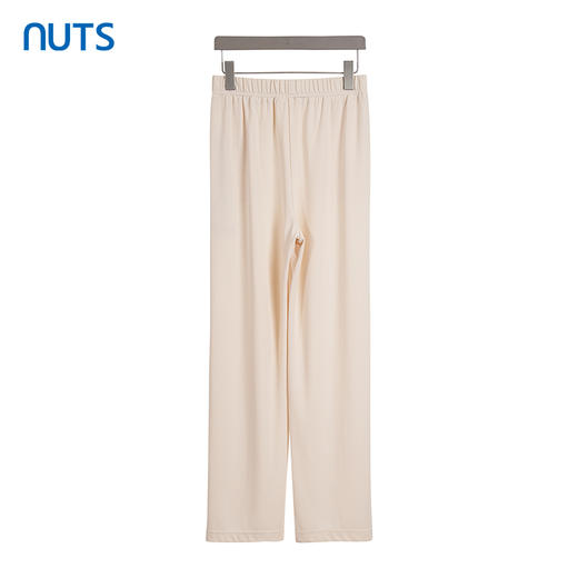 NUTS商场同款夏季高腰松紧腰直筒显瘦纯色长裤429072276 商品图1