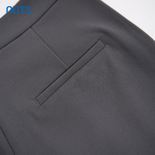 NUTS商场同款夏季纯色简约气质修身微喇休闲长裤424072235 商品图4