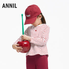 女童圆领长袖针织衫秋季新款安奈儿童装TG531615