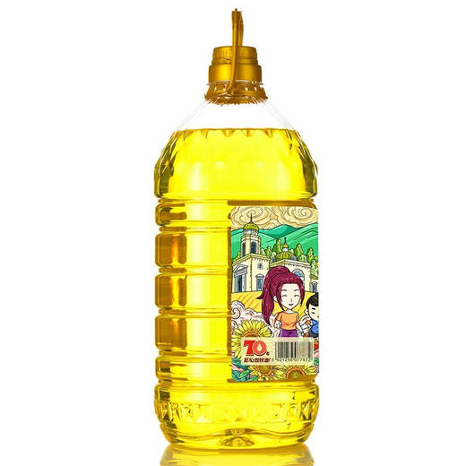 【中国农垦】葵王 物理压榨葵花籽油5.438L 商品图2