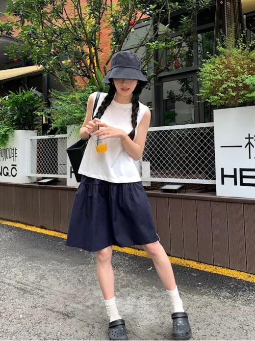 闭眼冲🔥这个夏天百搭时髦就靠它了❗【仟梓赫 日系休闲松紧半身裙】❗遮肉显瘦又减龄💪🏻怎么穿都好看💯小个子也可以驾驭❗ 商品图1