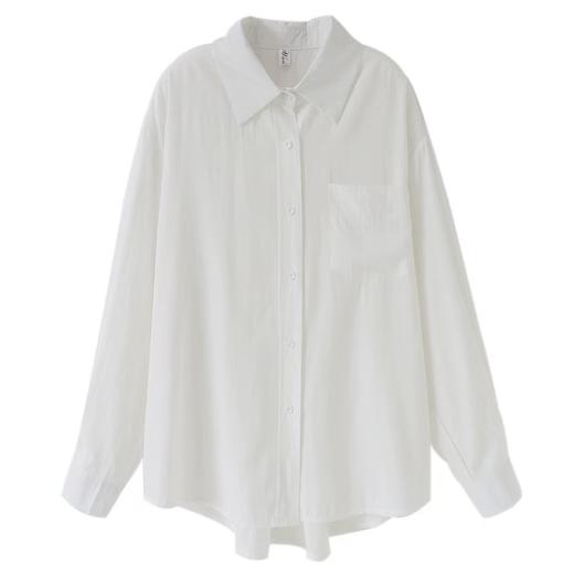 【新品推荐】吉妮品牌-039G中长简约薄款衬衫防晒外套-喜出 商品图8