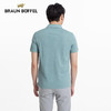 BRAUN BUFFEL/布兰施男士轻奢印花短袖POLO衫舒适百搭翻领短袖T恤 商品缩略图3