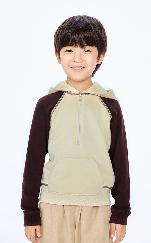 jnby  25年秋款  连帽套头卫衣  1P7412880 商品图4