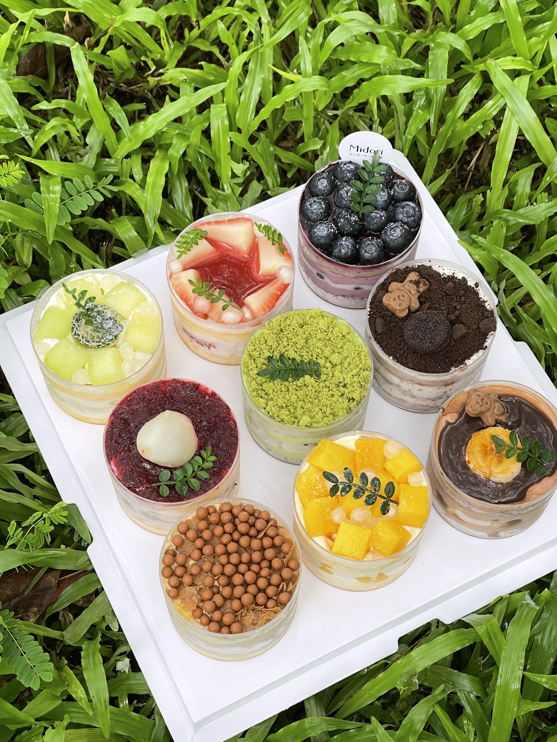 九宫格圆形杯｜下午茶甜品