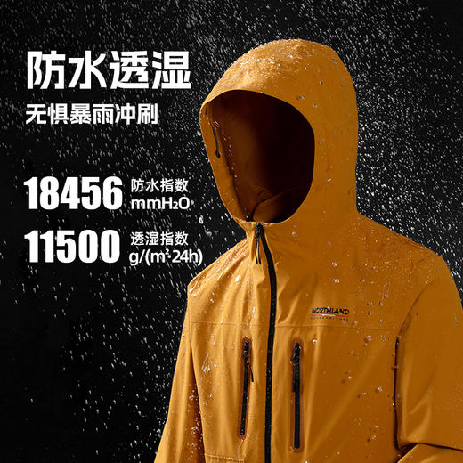 【徒步中国】诺诗兰 大漠抓绒三穿冲锋衣 NWJET5501E 商品图1