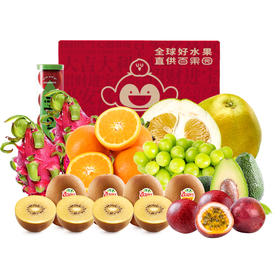 【佘山艾美】百果园果香诱人水果礼盒388（卡券、水果礼盒）