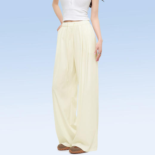 【YW】无忧购莱赛尔牛仔裤女夏高腰宽松直筒休闲运动阔腿裤子LB5501（截单后3-5天发货） 商品图6