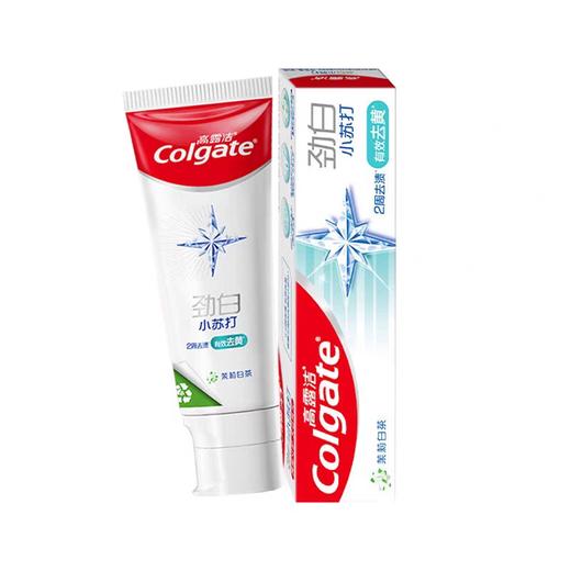 高露洁劲白茉莉白茶味小苏打牙膏    90g/支 商品图0