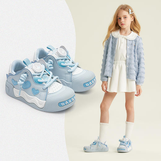 笛莎Deesha 女童童鞋2025秋季新款时尚耐磨低帮运动鞋 商品图5