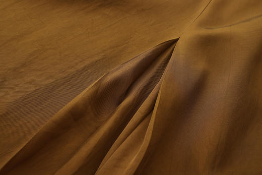 Ruohan 25PF 橄榄色铜氨丝隐襟半裙 商品图8