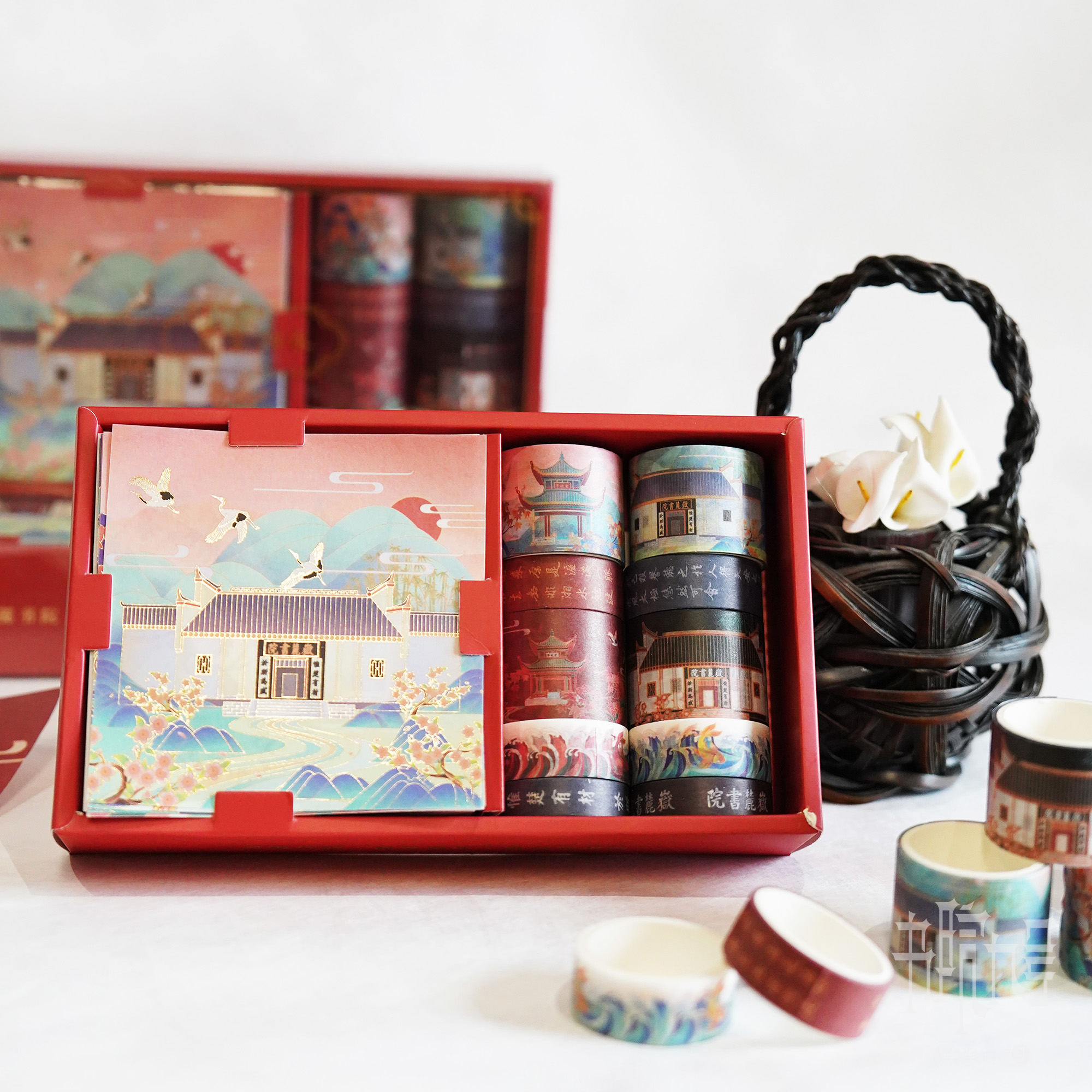 岳麓书院「麓云湘水」纸胶带贴纸套装