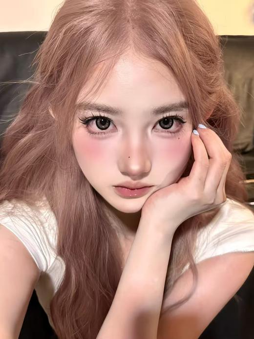 【日抛中直径】PUFF GIRL-胡椒怪豆 灰-14.2mm【日抛0-800度 不含525/575】 商品图5