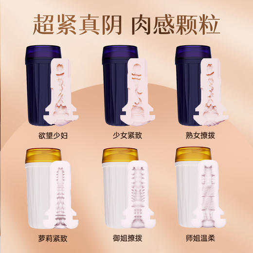 【深喉吸吐】AK奶茶杯6款手动男用飞机杯 商品图4