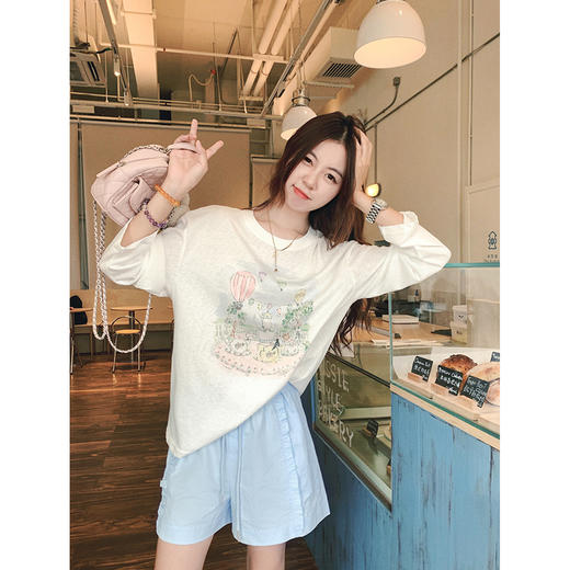 【110元任选2件】最后一波现货！韩系木耳花边休闲宽松短裤 商品图0