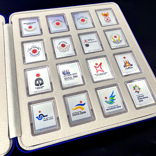 亚运会会徽珍藏版  从1951年至今共19届亚运会 共19枚纪念银 含纯银19克 商品图9