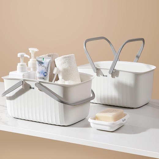 【批发】美丽雅海浪纹收纳篮 1个 商品图2