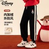 迪士尼女童加绒裤子冬季新款儿童冬装裤子女孩中大童运动休闲裤厚 商品缩略图1