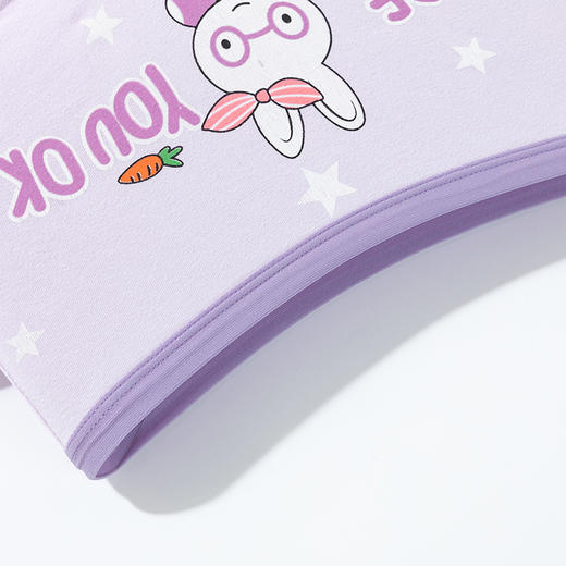 贝贝怡2025夏季新款女童棉弹不卡PP平角内裤（4件装）ZB5EP018 商品图4