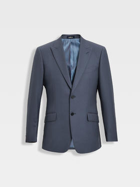 callisto熔岩灰精选丝羊毛西服 ASBWJ055C GY