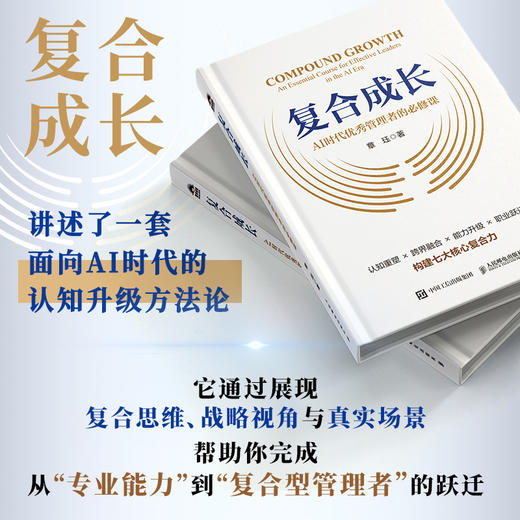 复合成长：AI时代*管理者的*课 高管复合能力体系实战案例*经验决策战略人脉管理者转型企业经管书籍 商品图2