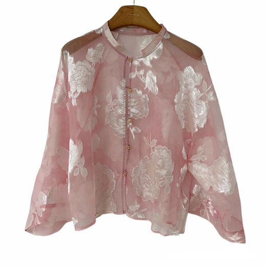 【预售7天】良木礼真丝上衣（3755-1） 商品图0