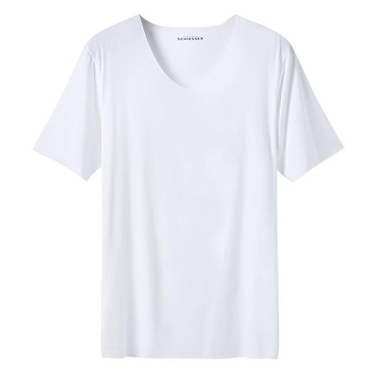 SCHIESSER/舒雅男士V领超细莫代尔短袖随型裁短袖95/0348M 商品图7