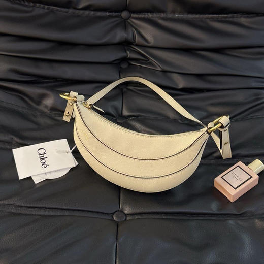 Chloe 白色 牛皮 香蕉包 商品图0