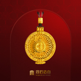 宫匠造办 净心佛黄金吊坠