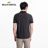 BRAUN BUFFEL/布兰施男士商务休闲翻领短袖POLO衫舒适百搭上衣T恤 商品缩略图3