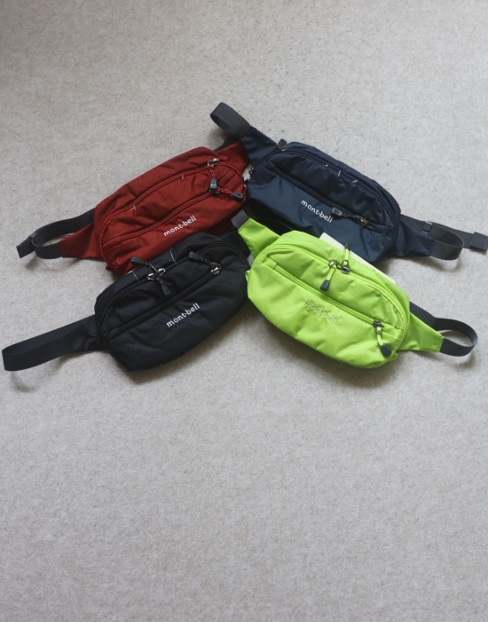 各式各样的 各取所需 哈！Mont-Bell 1.3L 防水尼龙 腰包 斜跨小包 4色入