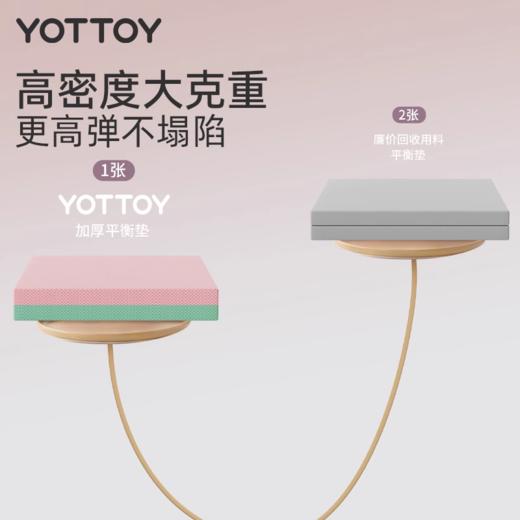 加厚平衡垫软踏健身核心训练跪垫瑜伽平板支撑垫健腹轮专用泡沫垫 商品图3