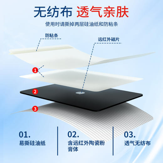 骏丰济福远红外磁疗贴颈椎肩颈腰椎间盘突出 商品图3