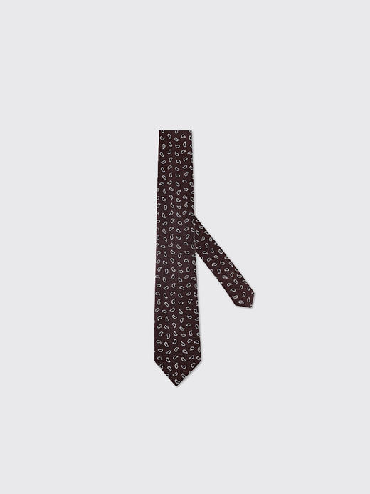 callisto紫色桑蚕丝领带 商品图0