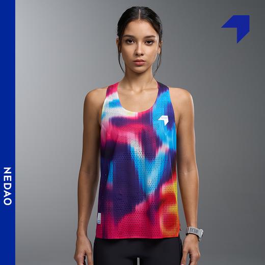 内道折射风洞背心女款跑步透气排汗速干运动马拉松训练风洞背心 商品图2
