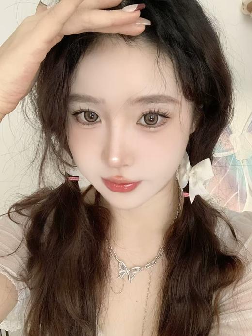 【日抛中直径】PUFF GIRL-圣诞布丁 棕-14.2mm【日抛0-800度 不含525/575】 商品图2