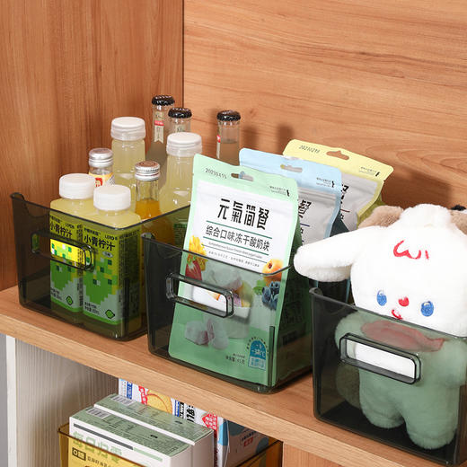 【批发】美丽雅中号收纳筐玩具化妆品零食办公收纳盒颜色随机 1个 商品图10